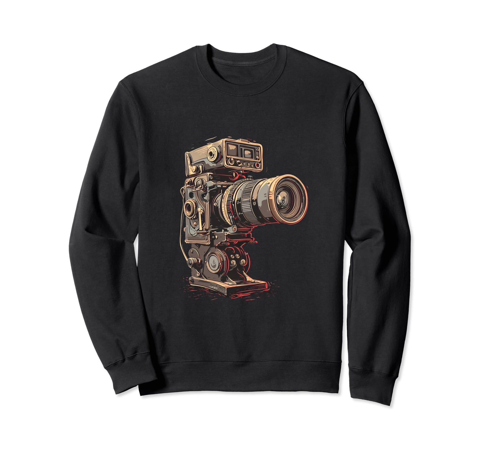 Photography Film Camera Photographer Sweatshirt - Unique Graphic for Adults - T-Shirt, Sweatshirt, Hoodie