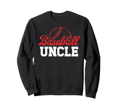 Baseball Uncle Proud Baseball Sweatshirt - Unique Graphic for Adults - T-Shirt, Sweatshirt, Hoodie