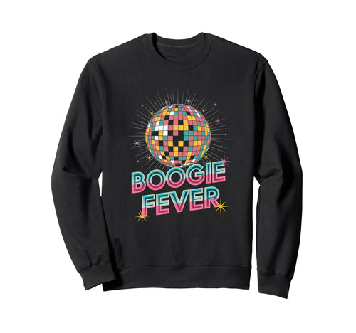 Disco Ball Boogie Fever Discoball Sweatshirt - Aesthetic Graphic Men Women - T-Shirt, Sweatshirt, Hoodie