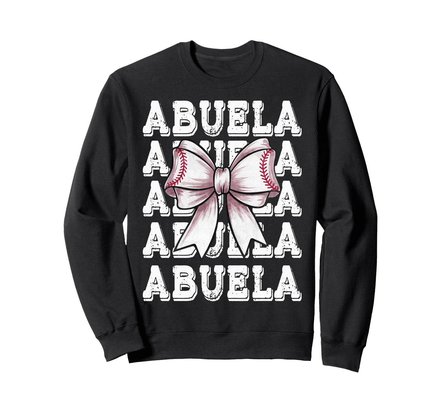 Coquette Baseball Abuela Matching Sweatshirt - Custom Art Print for Adults - T-Shirt, Sweatshirt, Hoodie