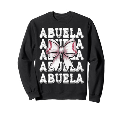 Coquette Baseball Abuela Matching Sweatshirt - Custom Art Print for Adults - T-Shirt, Sweatshirt, Hoodie