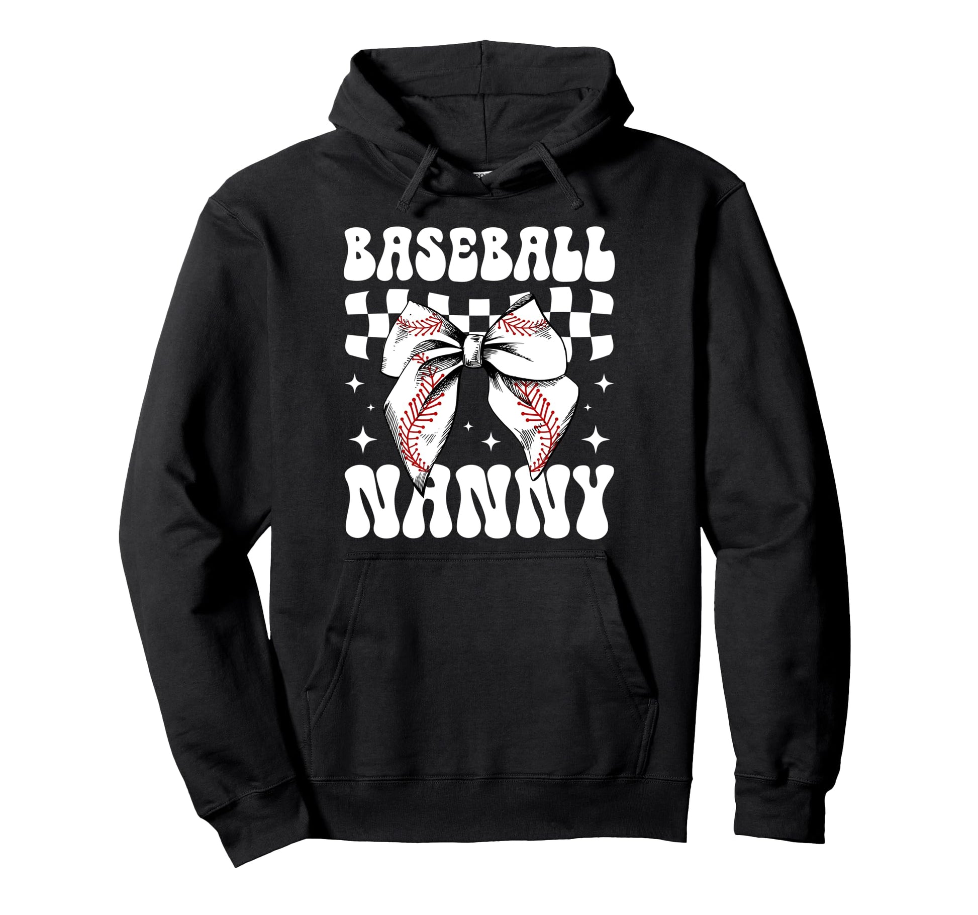 Baseball Nanny Coquette Nanny Baseball Hoodie - Novelty Apparel Unisex - T-Shirt, Sweatshirt, Hoodie