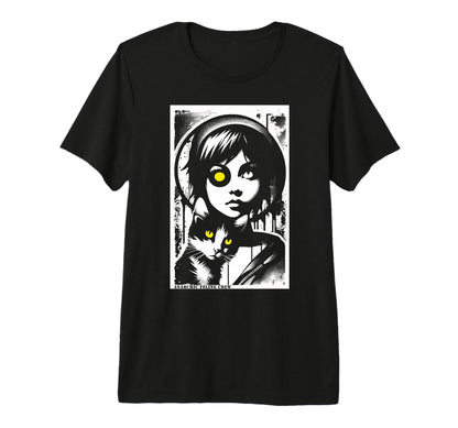 Punk And Cat Graffiti Grunge 90S T-Shirt - Unique Graphic for Adults - T-Shirt, Sweatshirt, Hoodie