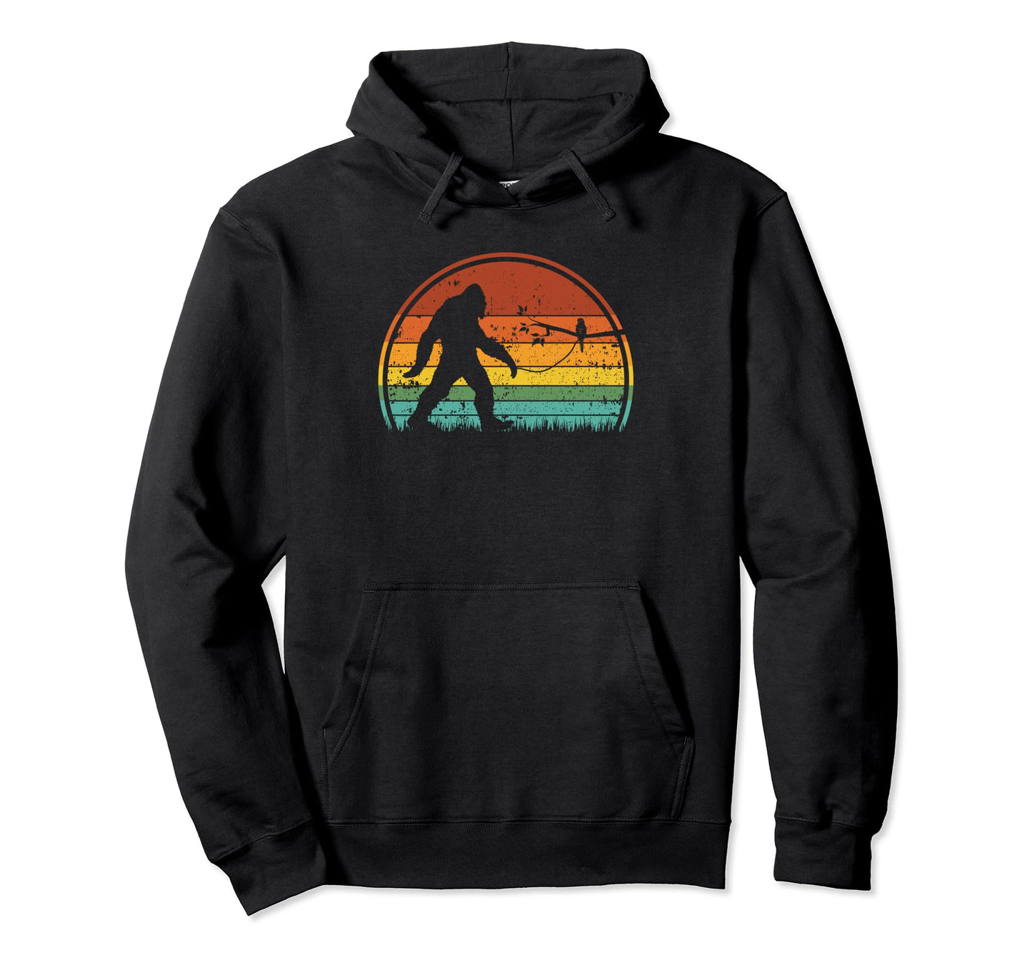 Bigfoot Sasquatch Hide And Seek Hoodie - Casual Everyday Wear Men Women - T-Shirt, Sweatshirt, Hoodie