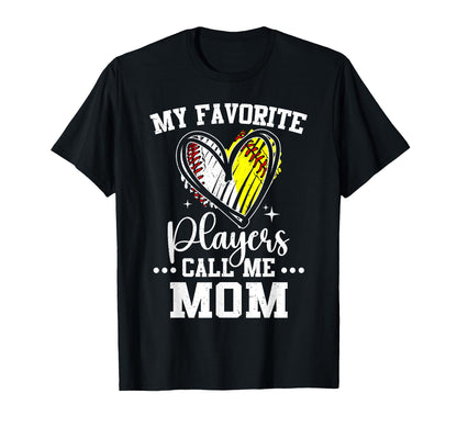 My Favorite Baseball Softball T-Shirt - Fun Novelty Design for Adults - T-Shirt, Sweatshirt, Hoodie
