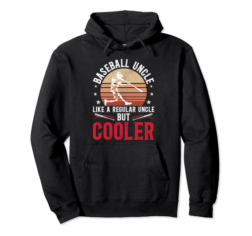 Baseball Uncle Baseball Player Uncle Hoodie - Aesthetic Graphic Unisex - T-Shirt, Sweatshirt, Hoodie