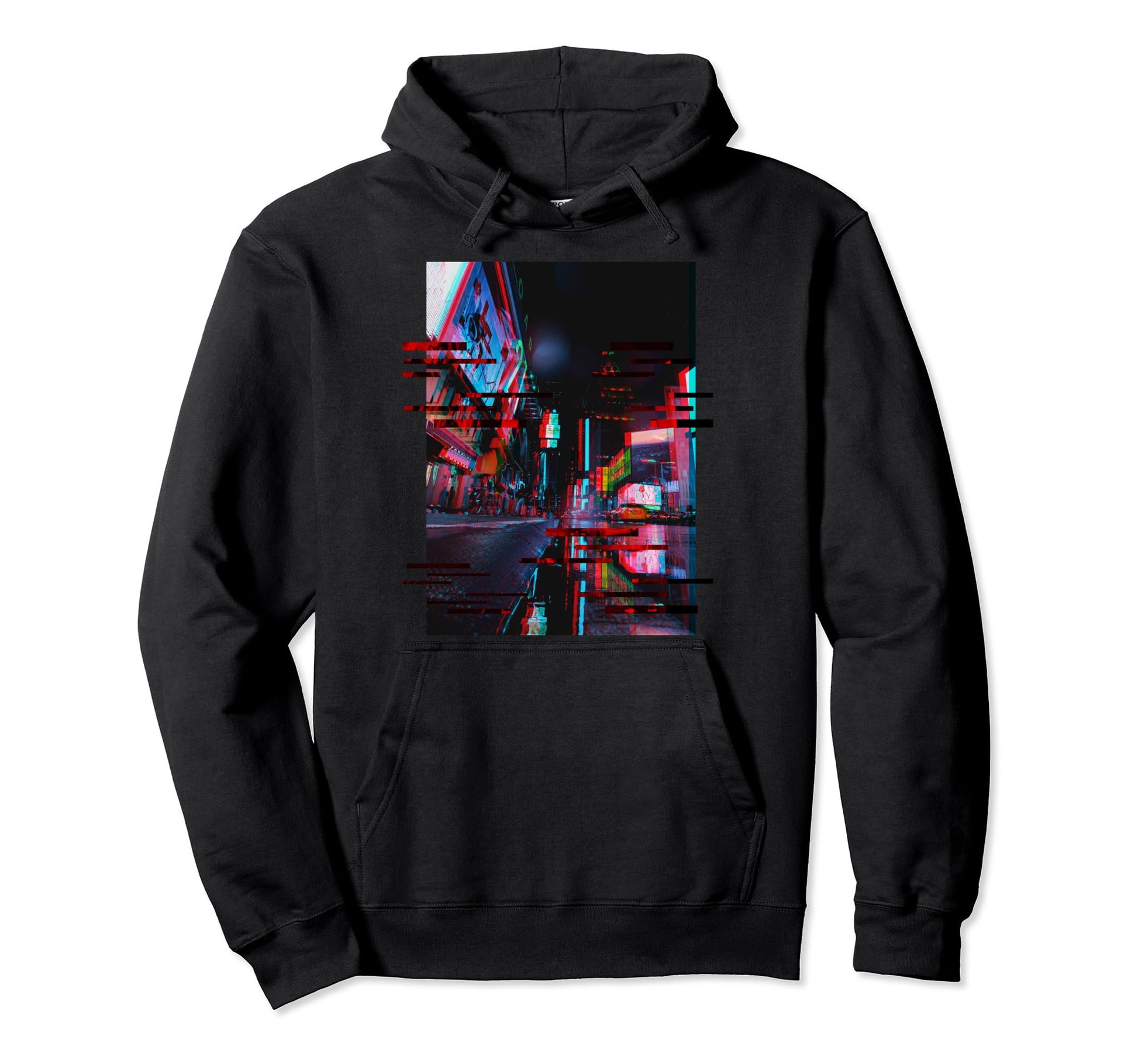 Vaporwave Glitch Aesthetic Japan Tokio Hoodie - Trendy Graphic for Adults - T-Shirt, Sweatshirt, Hoodie
