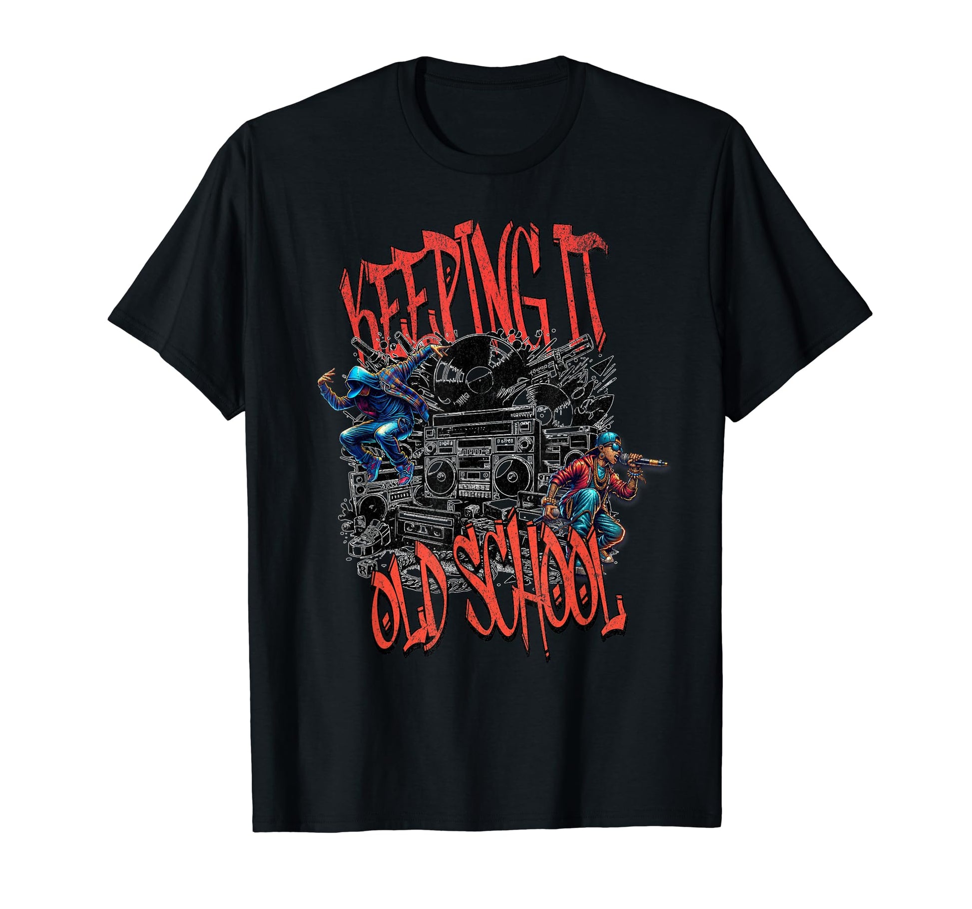 Keeping It Old School 80S 90S Old School T-Shirt - Novelty Apparel Unisex - T-Shirt, Sweatshirt, Hoodie