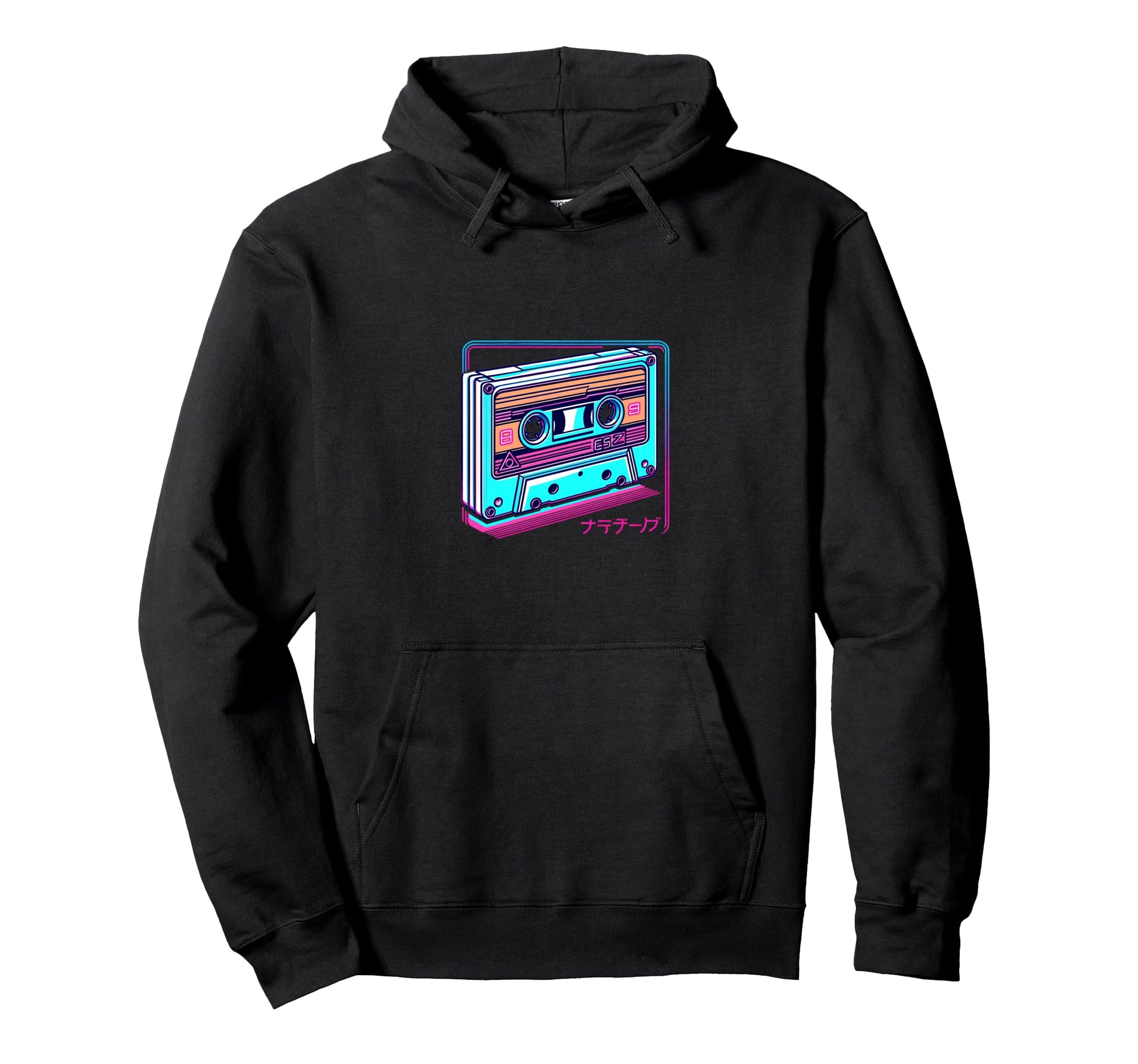 Vaporwave Cassette Lofi Anime Japanese Hoodie - Aesthetic Graphic Unisex - T-Shirt, Sweatshirt, Hoodie