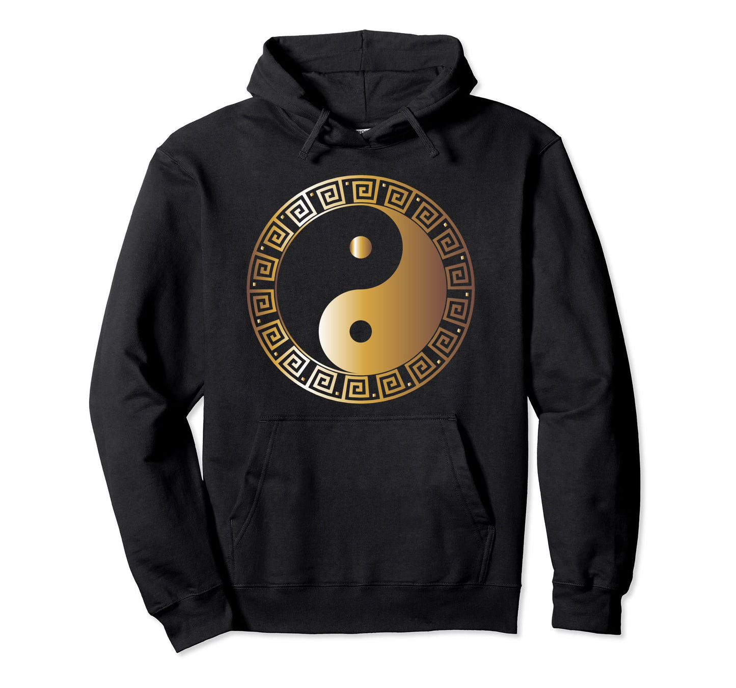 Yin Yang Symbol Yoga Peace Love Hoodie - Aesthetic Graphic Unisex - T-Shirt, Sweatshirt, Hoodie