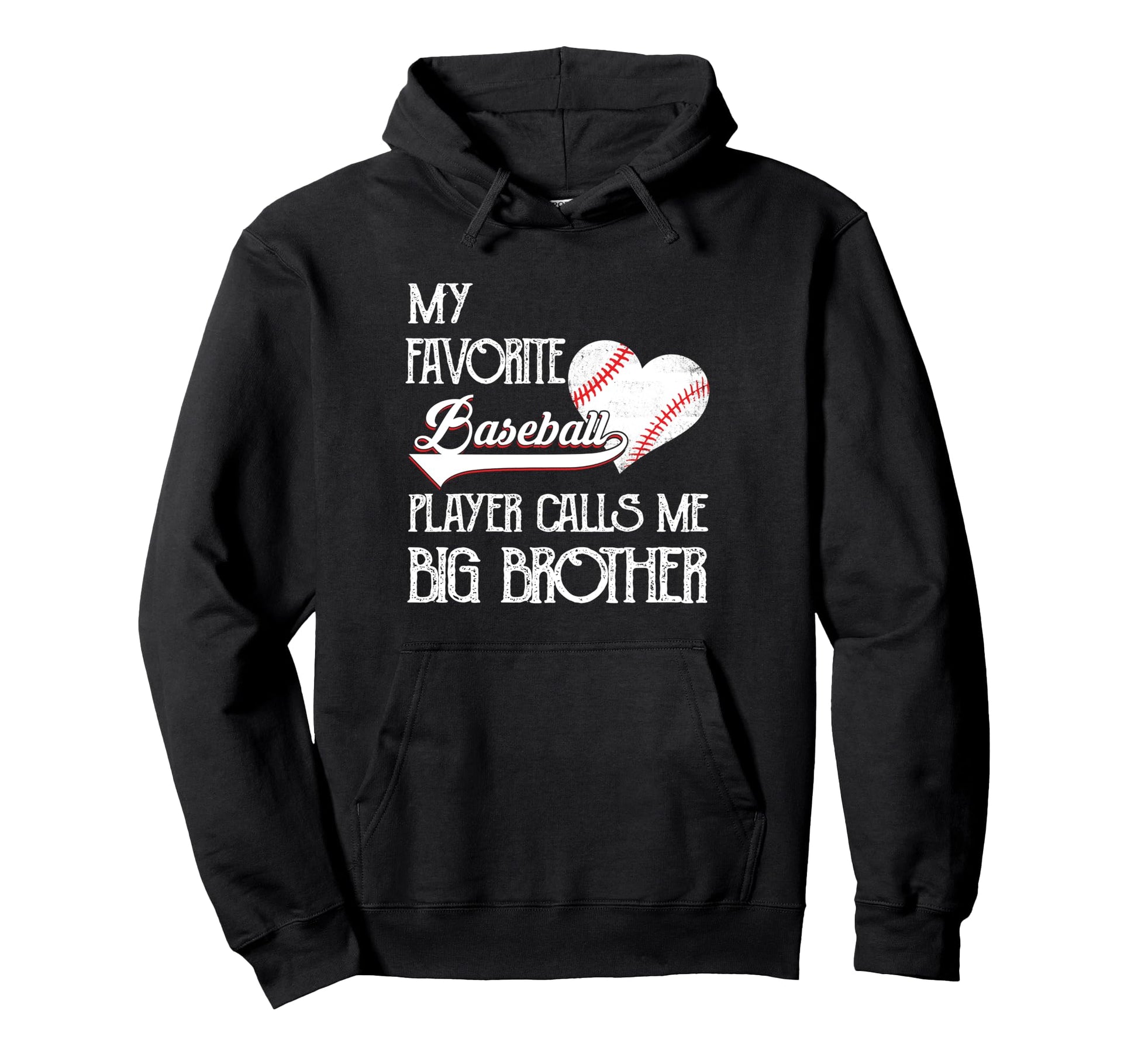 Heart Love Favorite Baseball Player Hoodie - Trendy Graphic for Adults - T-Shirt, Sweatshirt, Hoodie