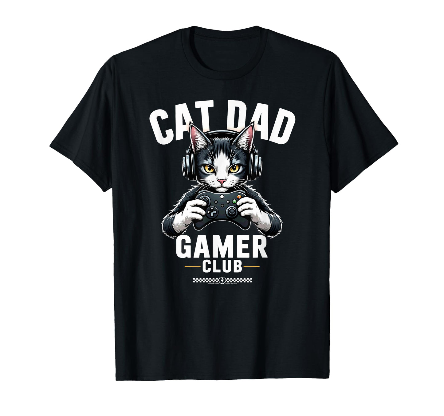 Cat Dad Gamer Club Video Game T-Shirt - Streetwear Style Men Women - T-Shirt, Sweatshirt, Hoodie