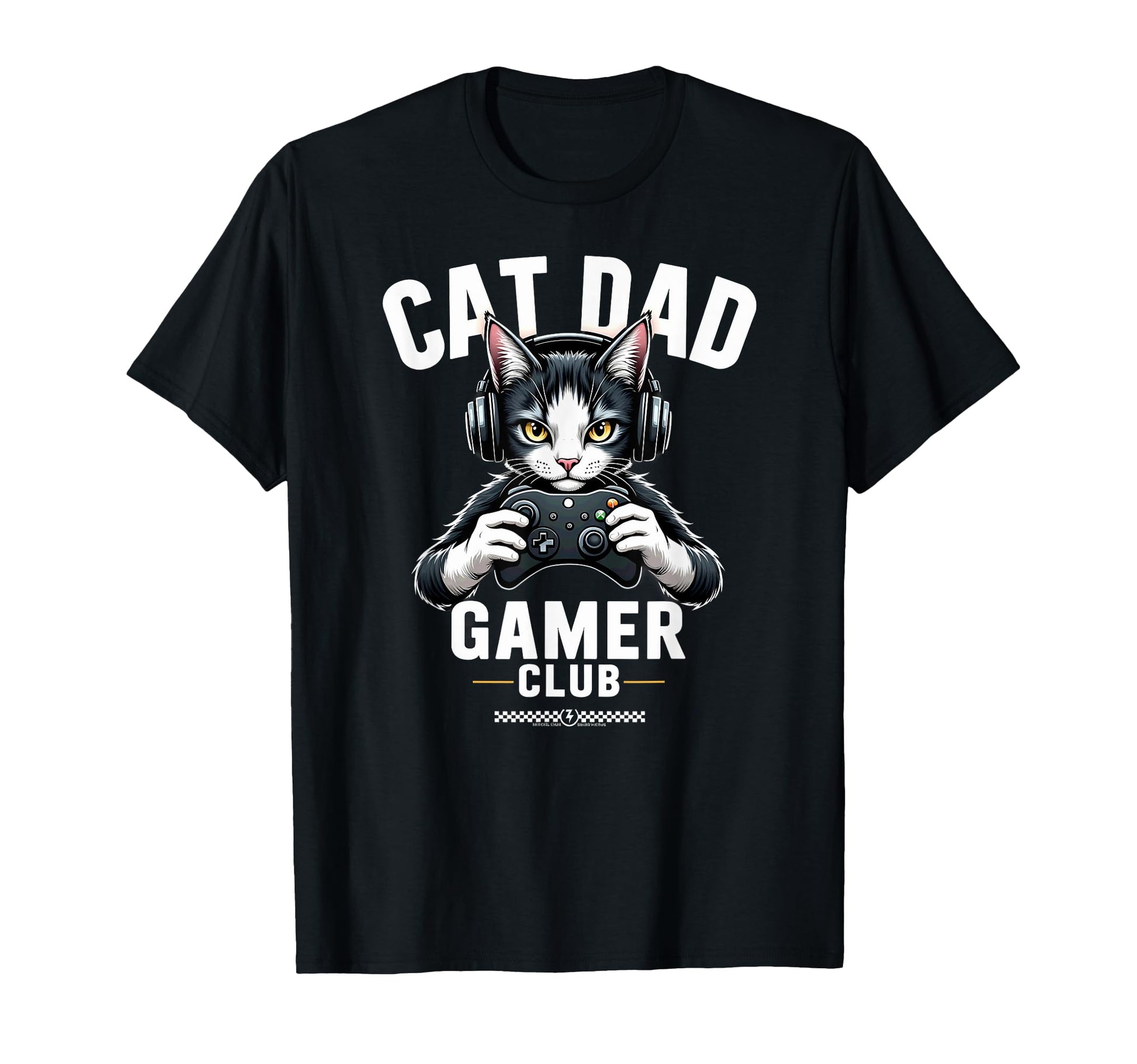 Cat Dad Gamer Club Video Game T-Shirt - Streetwear Style Men Women - T-Shirt, Sweatshirt, Hoodie