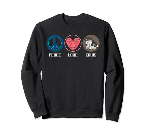 Hippie Farm Animal Lover Farmer Gift Sweatshirt - Minimalist Print Unisex - T-Shirt, Sweatshirt, Hoodie