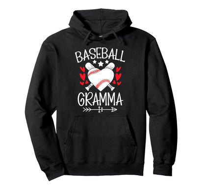 Baseball Gramma Grandma Gramma Hoodie - Custom Art Print Men Women - T-Shirt, Sweatshirt, Hoodie