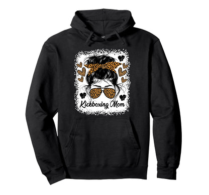 Kickboxing Mom Martial Art Stylish Hoodie - Unique Graphic Men Women - T-Shirt, Sweatshirt, Hoodie