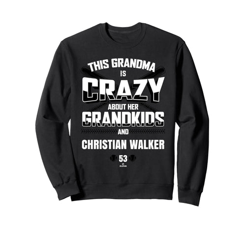 Grandma Crazy Christian Walker Sweatshirt - Minimalist Print for Adults - T-Shirt, Sweatshirt, Hoodie