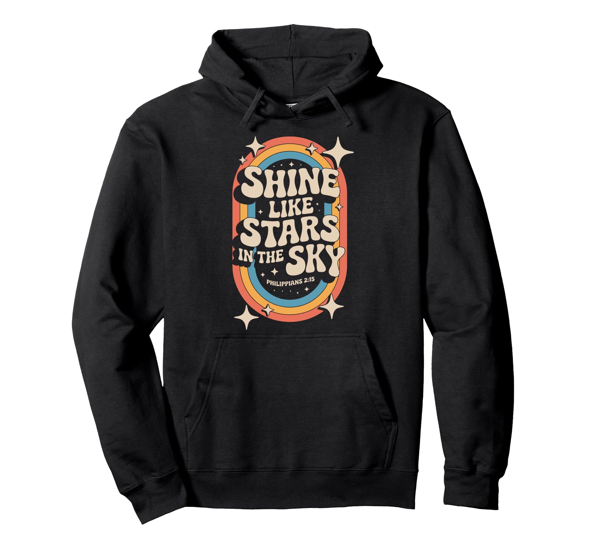 Shine Like Stars Philippians 2 15 Hoodie - Graphic Print for Adults - T-Shirt, Sweatshirt, Hoodie