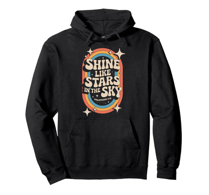 Shine Like Stars Philippians 2 15 Hoodie - Graphic Print for Adults - T-Shirt, Sweatshirt, Hoodie