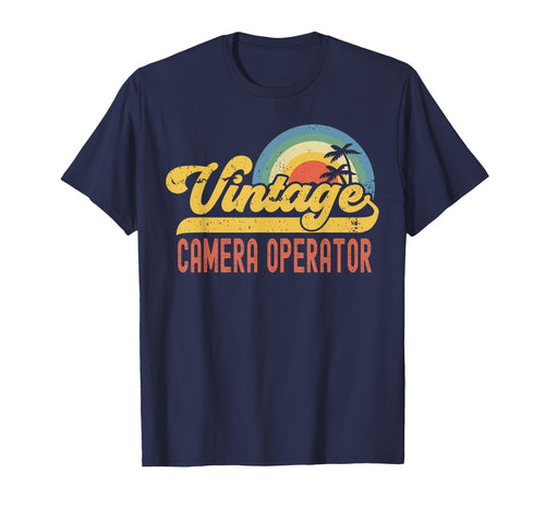 Camera Operator Sunset Profession T-Shirt - Custom Art Print for Adults - T-Shirt, Sweatshirt, Hoodie