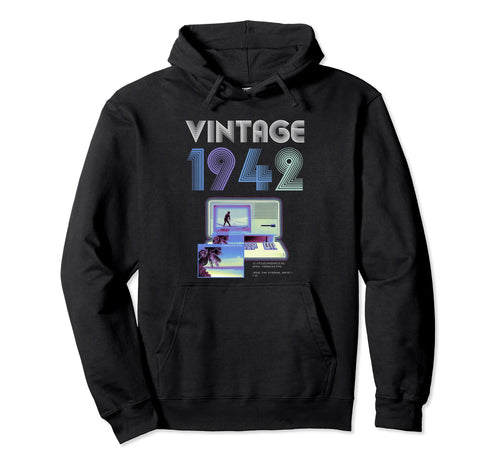 Vaporwave Aesthetic Grunge Gaming 1942 Hoodie - Trendy Graphic for Adults - T-Shirt, Sweatshirt, Hoodie