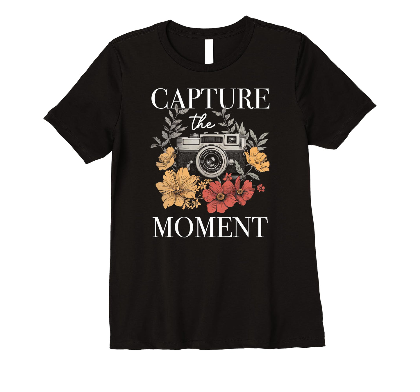 Womens Photographer Capture Moment T-Shirt - Trendy Graphic Men Women - T-Shirt, Sweatshirt, Hoodie