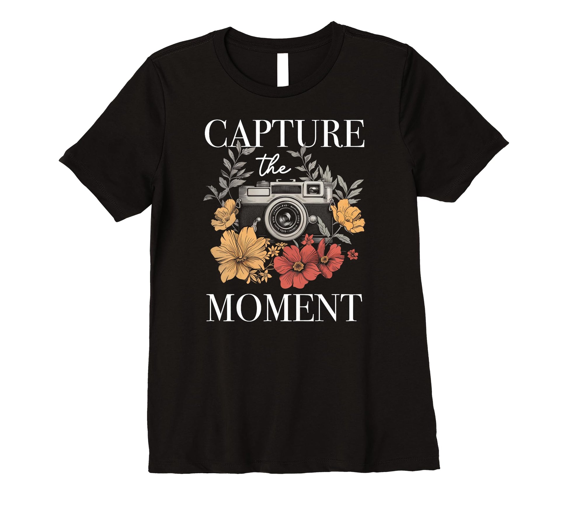 Womens Photographer Capture Moment T-Shirt - Trendy Graphic Men Women - T-Shirt, Sweatshirt, Hoodie