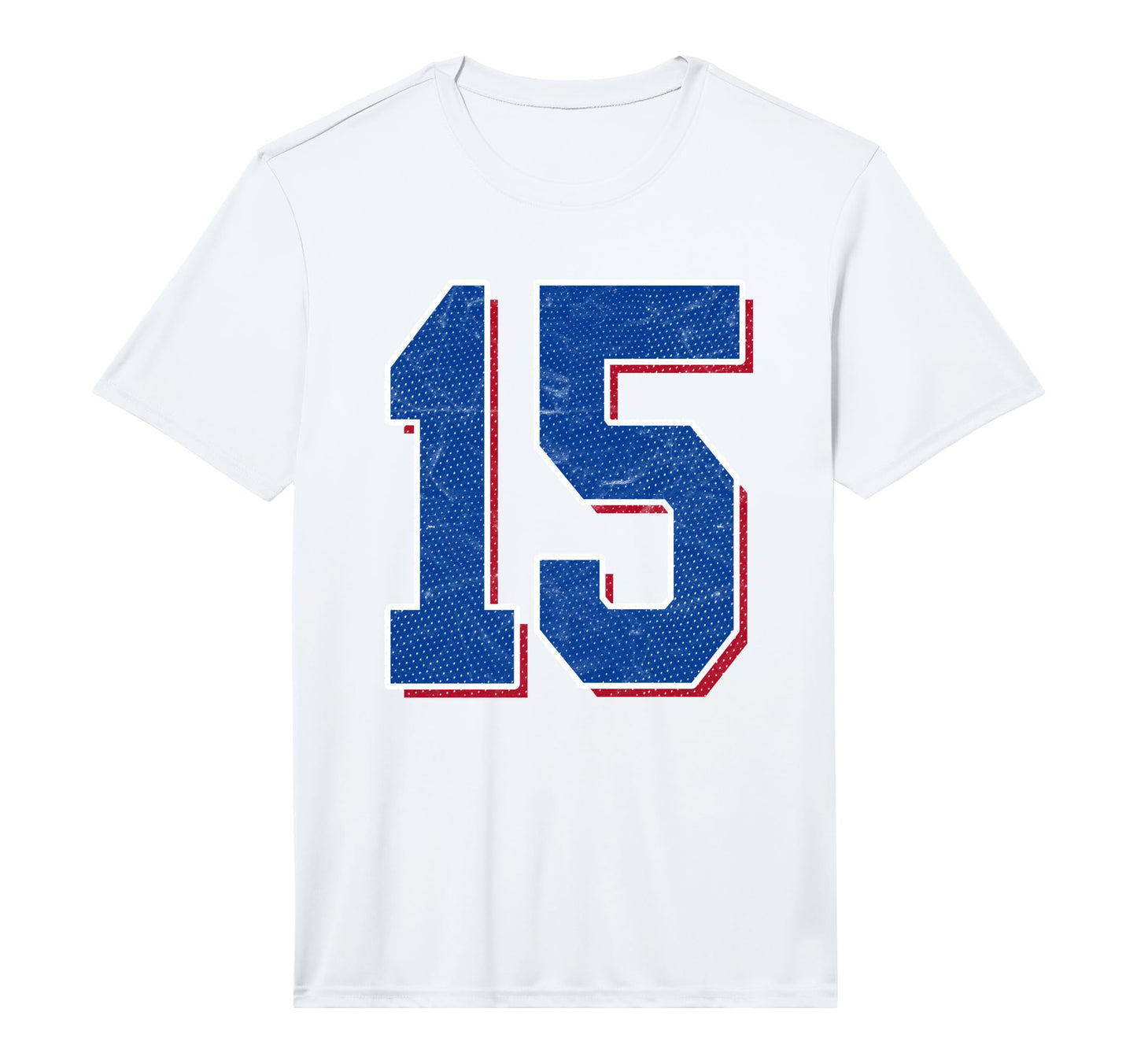 Number 15 Numbered Uniform T-Shirt - Casual Everyday Wear for Adults - T-Shirt, Sweatshirt, Hoodie