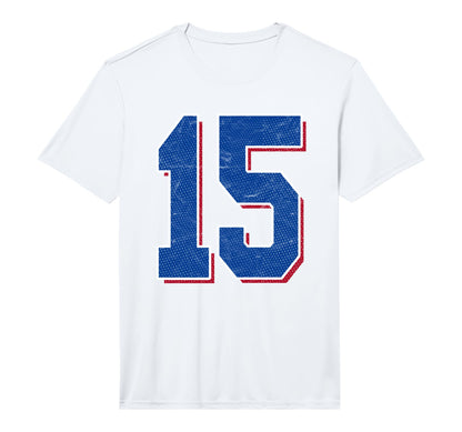 Number 15 Numbered Uniform T-Shirt - Casual Everyday Wear for Adults - T-Shirt, Sweatshirt, Hoodie