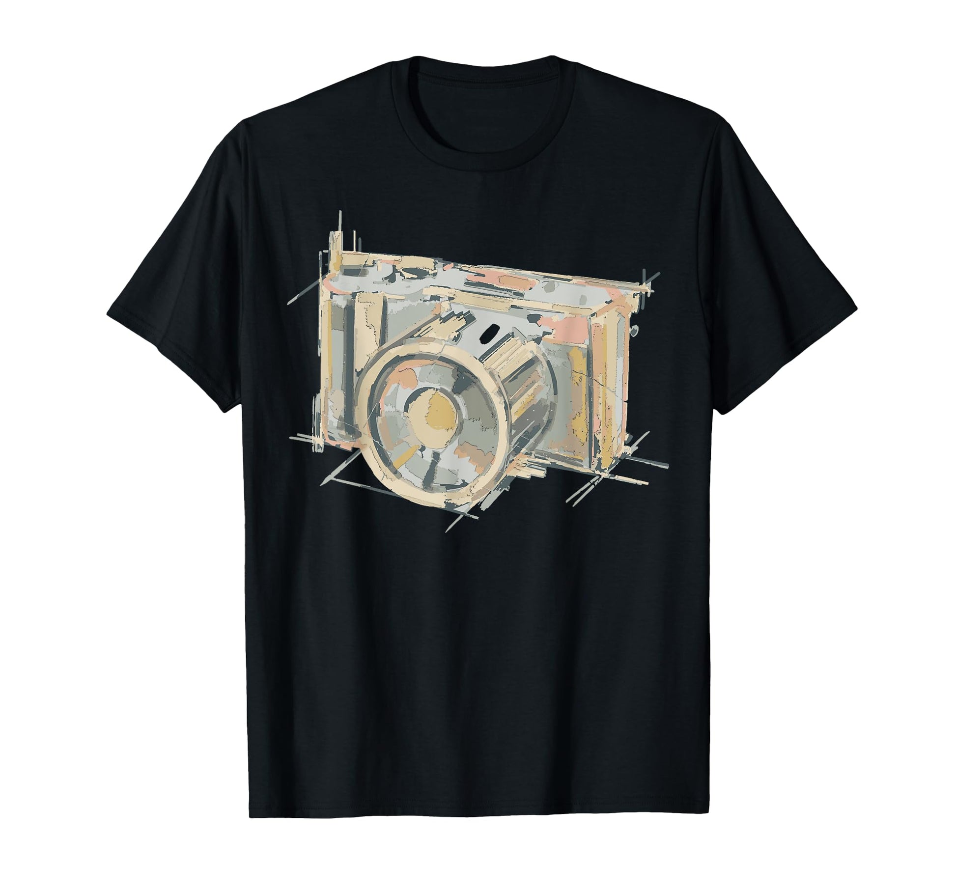 Abstract Camera Art T-Shirt - Novelty Apparel for Adults - T-Shirt, Sweatshirt, Hoodie