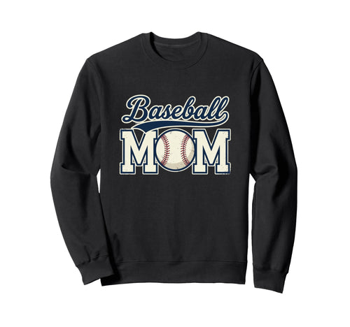 Baseball Mom Heart Travel Ball Sweatshirt - Minimalist Print Unisex - T-Shirt, Sweatshirt, Hoodie