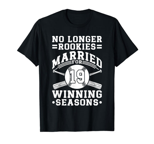 19Th Wedding Anniversary Baseball Couple T-Shirt - Custom Art Print Unisex - T-Shirt, Sweatshirt, Hoodie