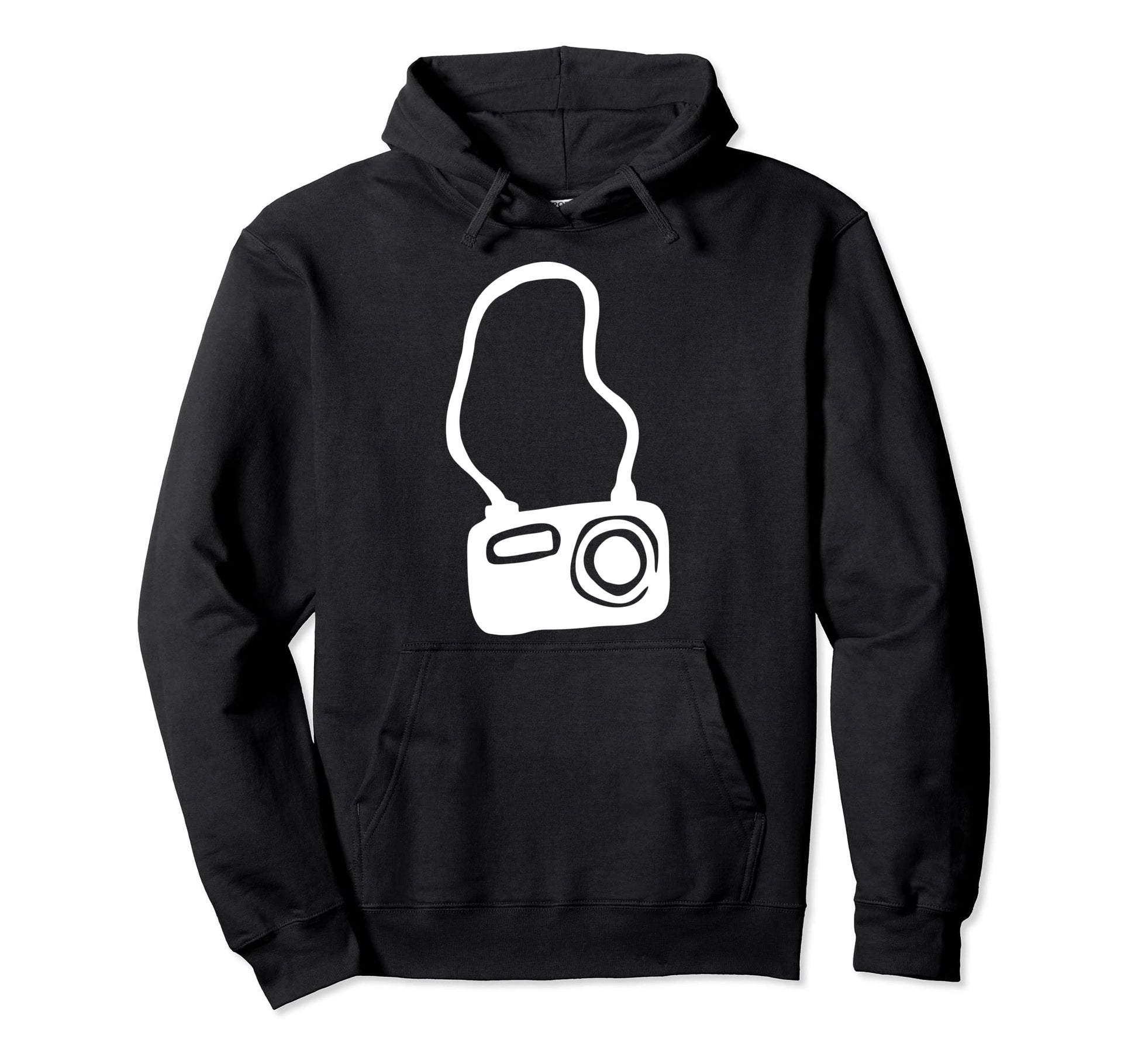 Film Camera Photographer Drawing Hoodie - Casual Everyday Wear Unisex - T-Shirt, Sweatshirt, Hoodie