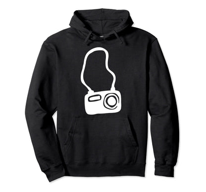 Film Camera Photographer Drawing Hoodie - Casual Everyday Wear Unisex - T-Shirt, Sweatshirt, Hoodie