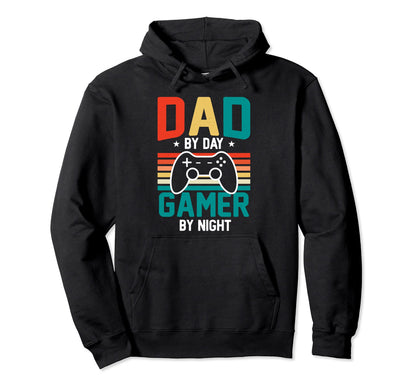Dad Day Gamer Night Video Games Lover Hoodie - Minimalist Print Unisex - T-Shirt, Sweatshirt, Hoodie
