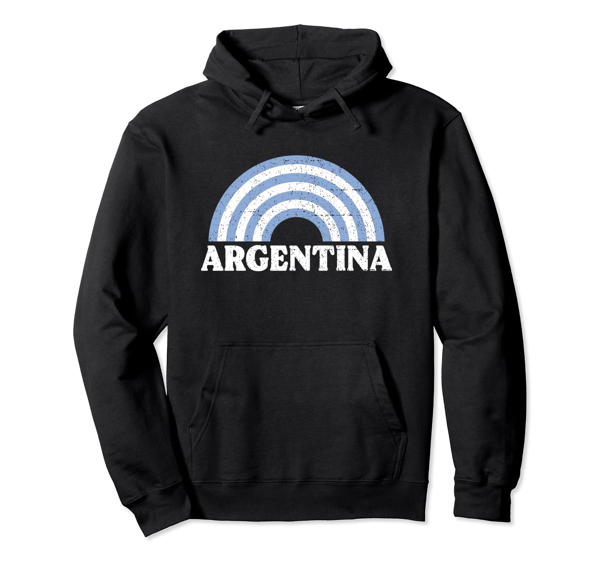 Argentina Flag Rainbow Argentinian Hoodie - Aesthetic Graphic for Adults - T-Shirt, Sweatshirt, Hoodie