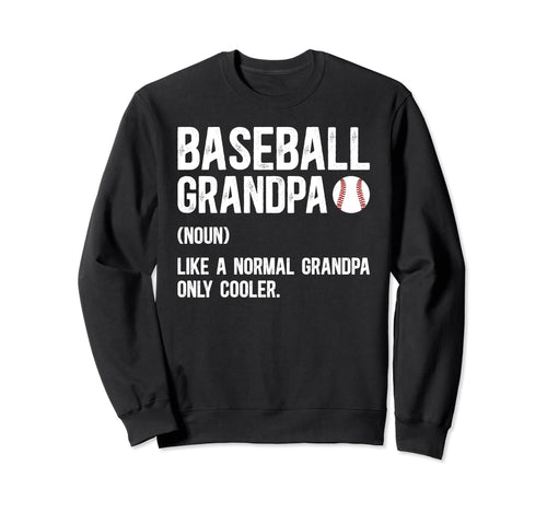 Baseball Grandpa Definition Sweatshirt - Minimalist Print for Adults - T-Shirt, Sweatshirt, Hoodie