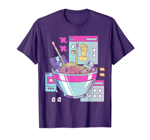 Funny 90S Japanese Kawaii Ramen T-Shirt - Unique Graphic for Adults - T-Shirt, Sweatshirt, Hoodie