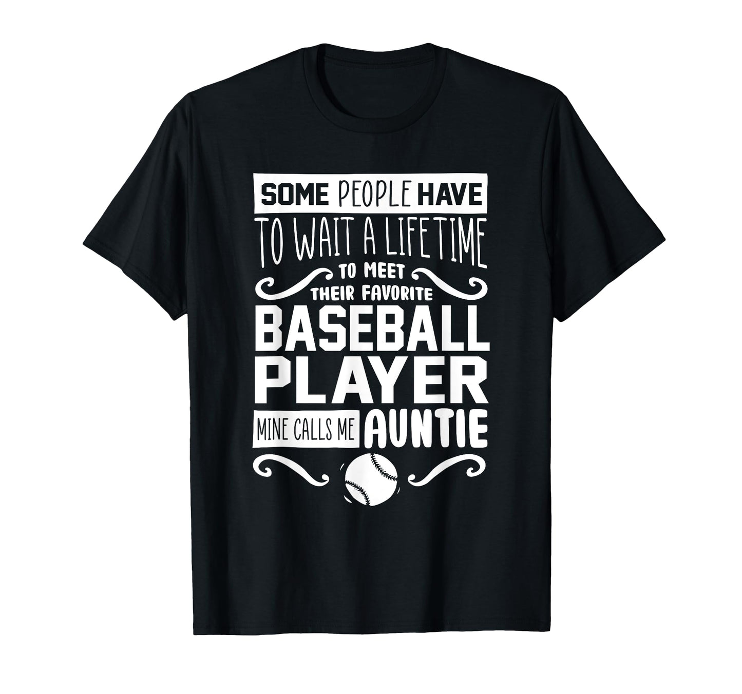 Baseball Player Aunt Baseball Lover T-Shirt - Custom Art Print Unisex - T-Shirt, Sweatshirt, Hoodie