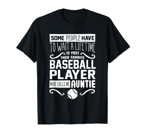 Baseball Player Aunt Baseball Lover T-Shirt - Custom Art Print Unisex - T-Shirt, Sweatshirt, Hoodie
