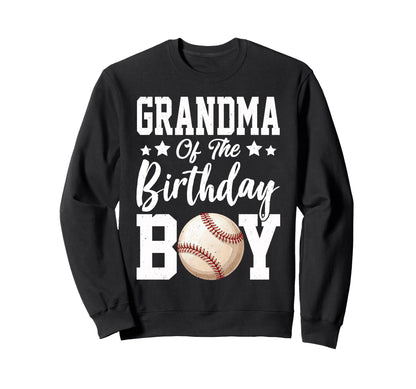 Grandma Birthday Baseball Matching Sweatshirt - Streetwear Style Men Women - T-Shirt, Sweatshirt, Hoodie