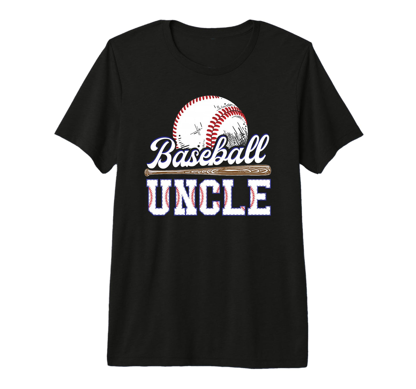 Mens Baseball Uncle Baseball Player T-Shirt - Fun Novelty Design Men Women - T-Shirt, Sweatshirt, Hoodie