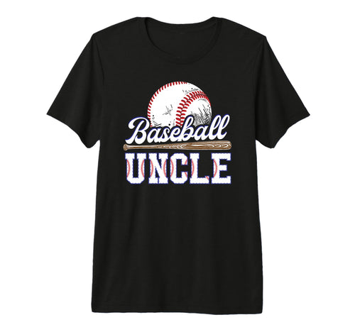 Mens Baseball Uncle Baseball Player T-Shirt - Fun Novelty Design Men Women - T-Shirt, Sweatshirt, Hoodie
