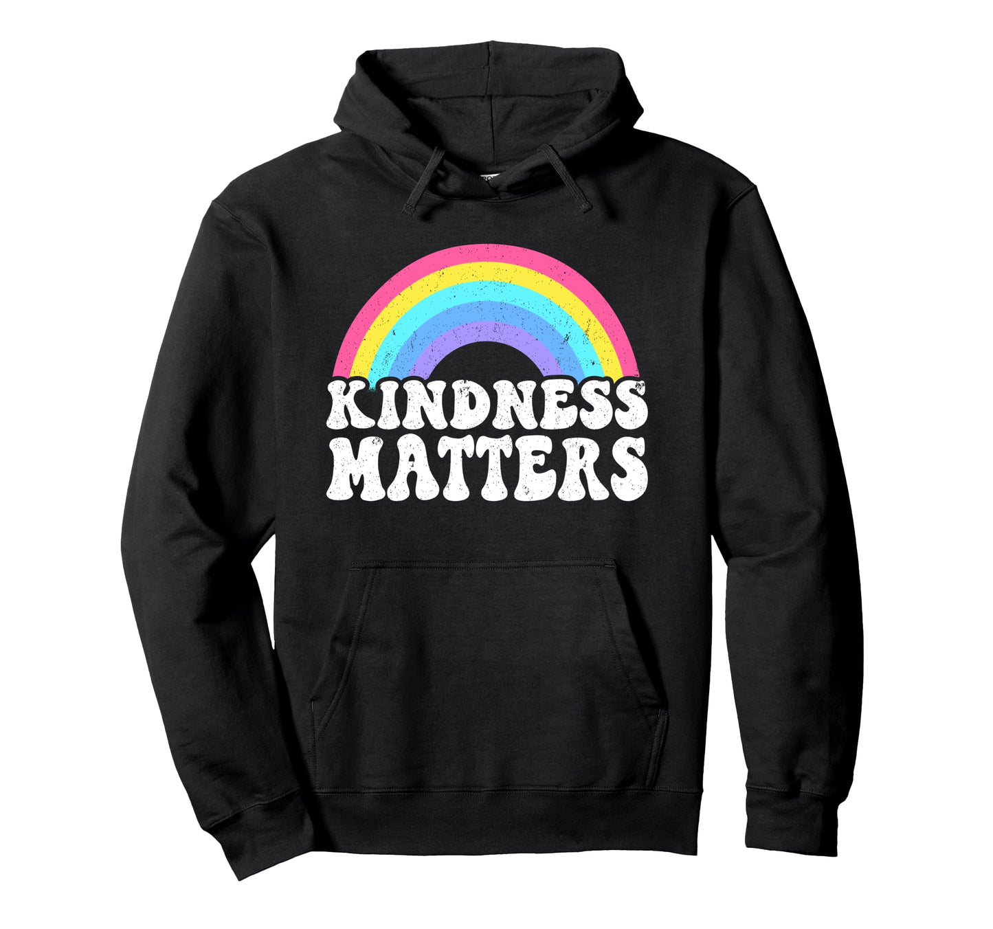 Positive Anti Bullying Rainbow Sped Hoodie - Unique Graphic Men Women - T-Shirt, Sweatshirt, Hoodie