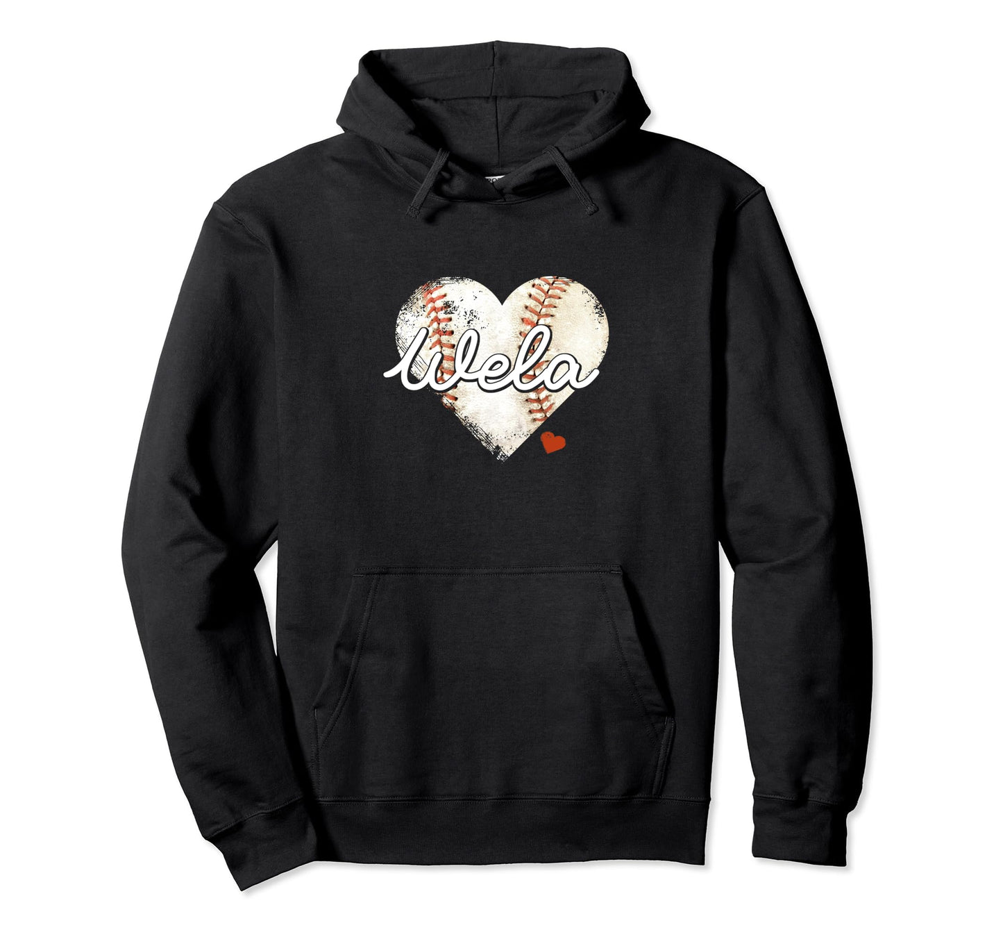 Baseball Wela Heart Baseball Grandma Hoodie - Aesthetic Graphic Unisex - T-Shirt, Sweatshirt, Hoodie