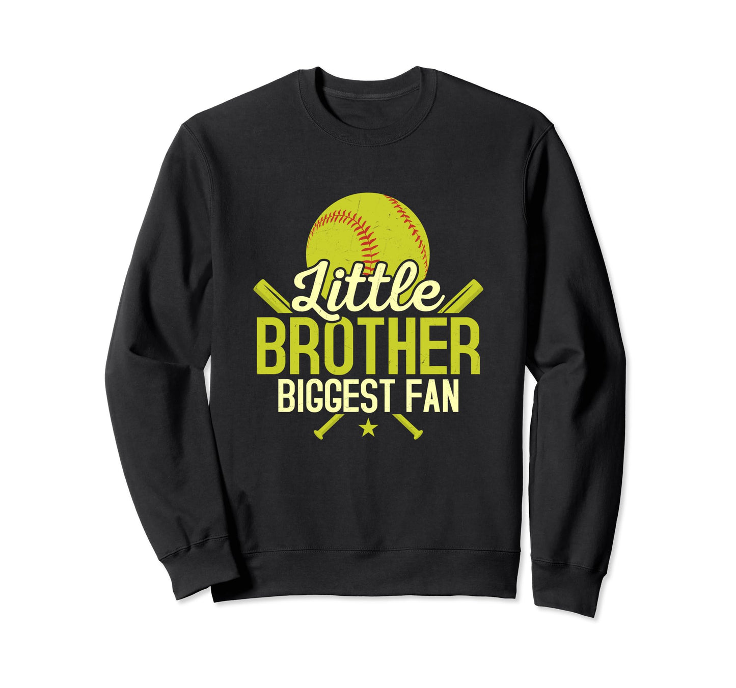 Little Brother Biggest Fan Sweatshirt - Custom Art Print Men Women - T-Shirt, Sweatshirt, Hoodie
