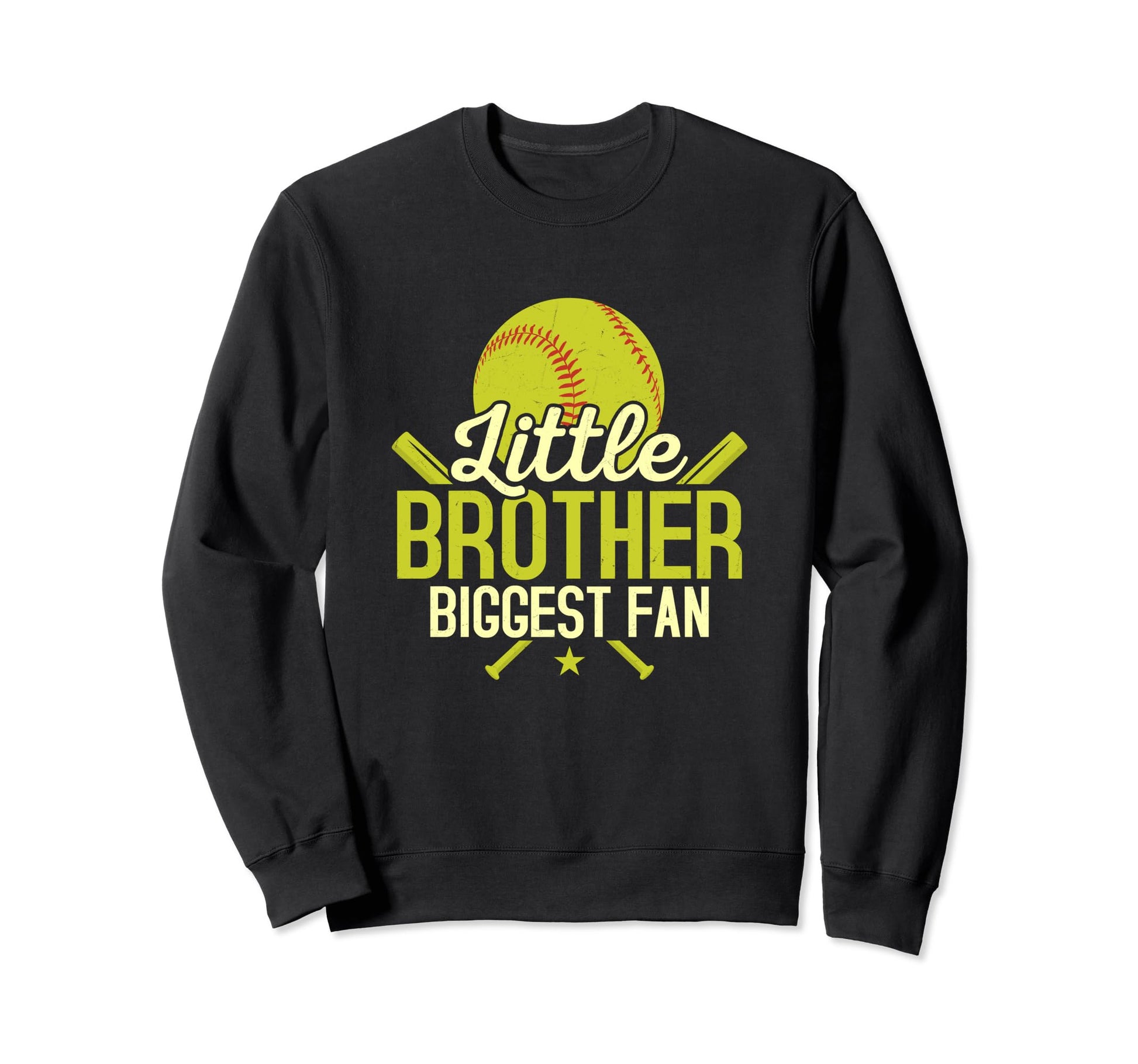 Little Brother Biggest Fan Sweatshirt - Custom Art Print Men Women - T-Shirt, Sweatshirt, Hoodie
