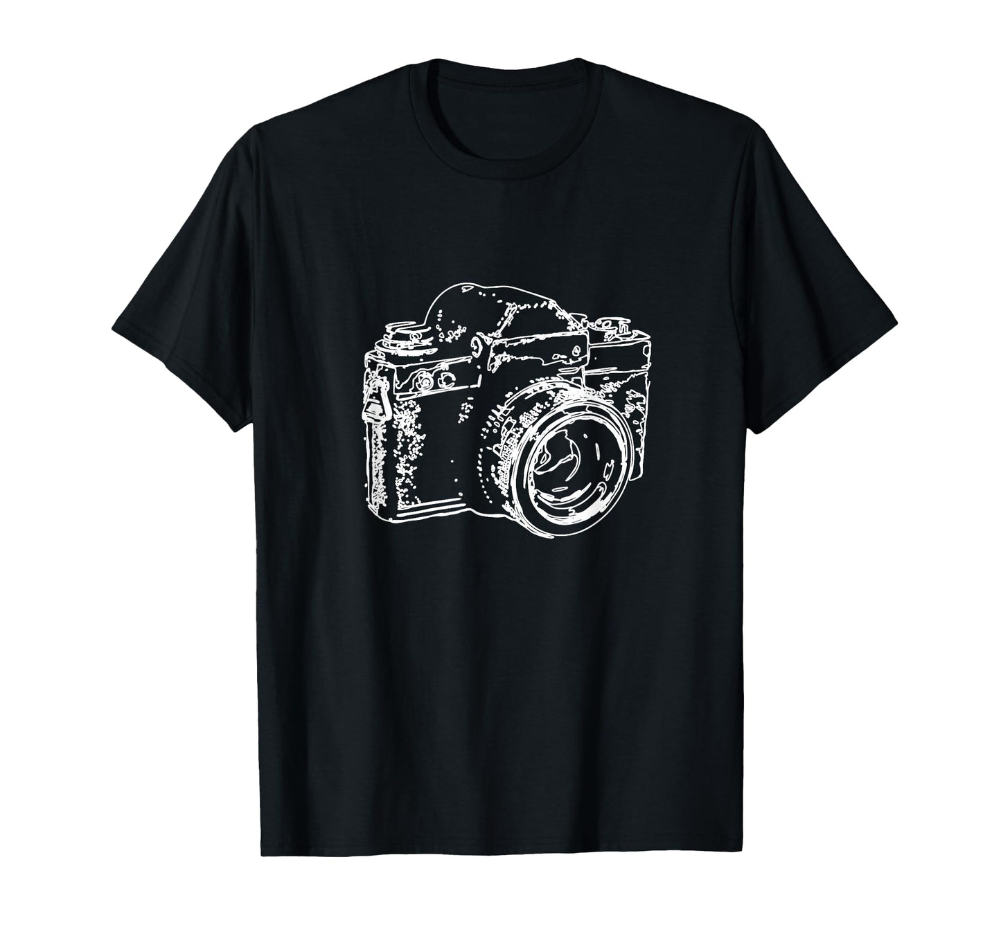Camera Analogue Camera Sketch T-Shirt - Novelty Apparel Men Women - T-Shirt, Sweatshirt, Hoodie