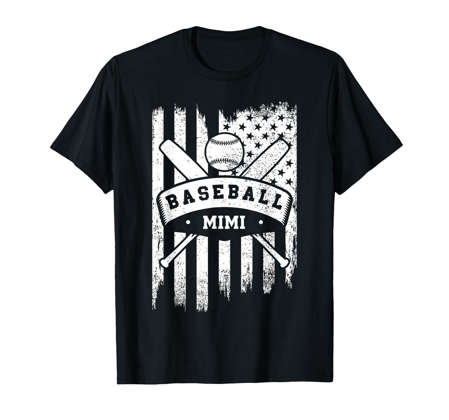 Baseball Mimi Usa American Flag T-Shirt - Custom Art Print Men Women - T-Shirt, Sweatshirt, Hoodie