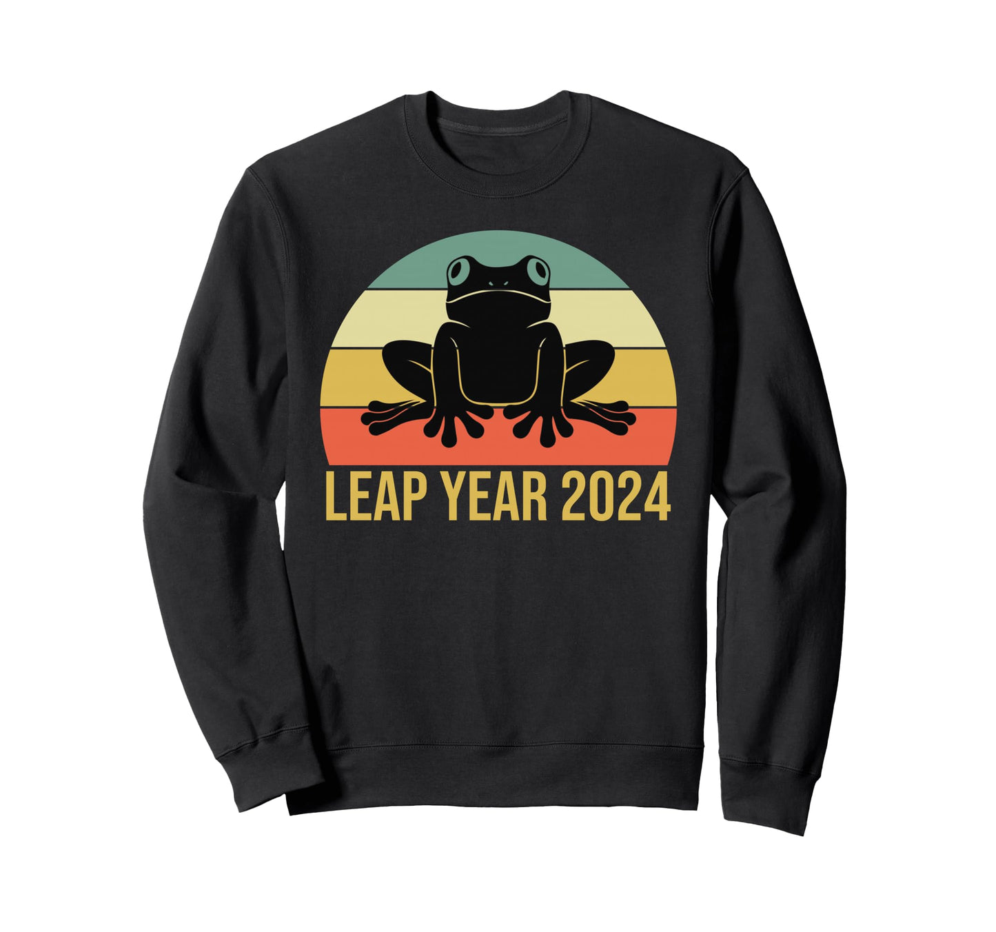 Leap Frog Year Day 2024 Sweatshirt - Fun Novelty Design for Adults - T-Shirt, Sweatshirt, Hoodie